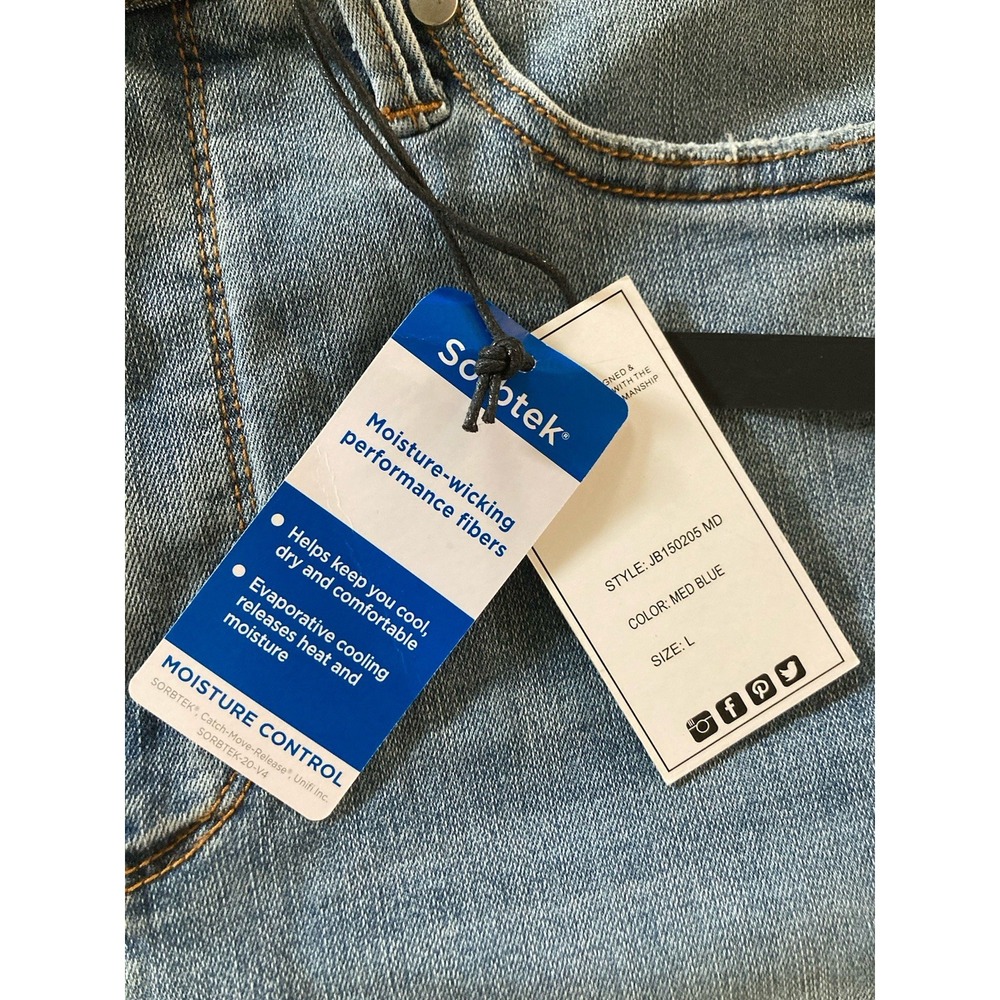 Judy Blue Shorts NWT Women's Size Large High Waist Tummy Moisture Control Denim - Picture 5 of 16